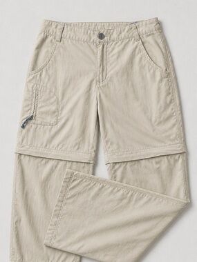 White Sierra Point Women’s Convertible Zip-Off Khaki Pants -hiking/trekking pant